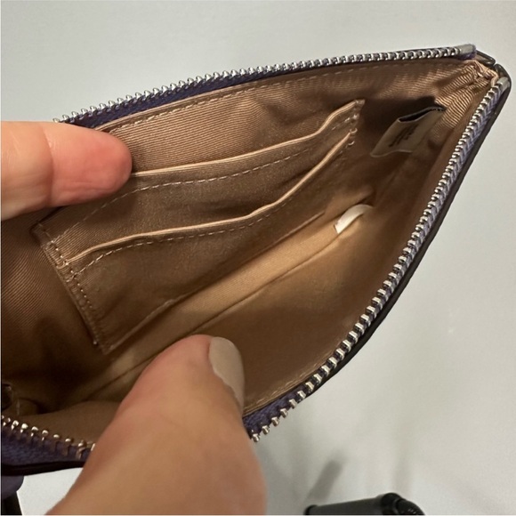 Coach Checkerboard (Violet) wristlet - Picture 5 of 6